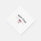 New York スタンダードカクテルナプキン (角)