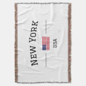 New York スローブランケット (正面縦)