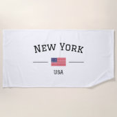 New York ビーチタオル (正面)