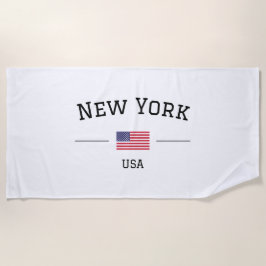 New York ビーチタオル
