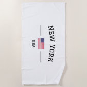 New York ビーチタオル (正面)