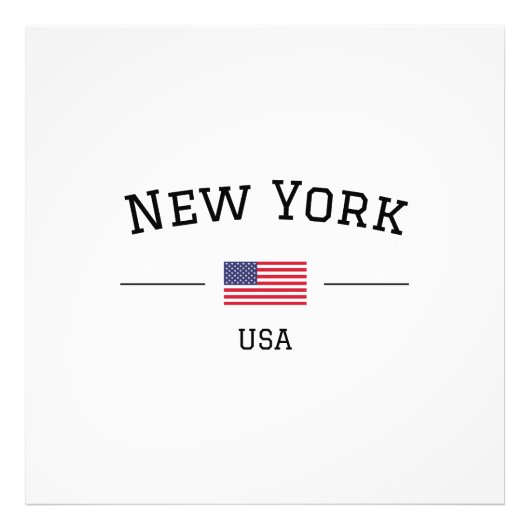 New York フォトプリント (正面)