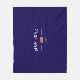 New York フリースブランケット