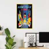 New York ポスター (ホームオフィス)
