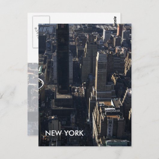 New york ポストカード (正面/裏面)