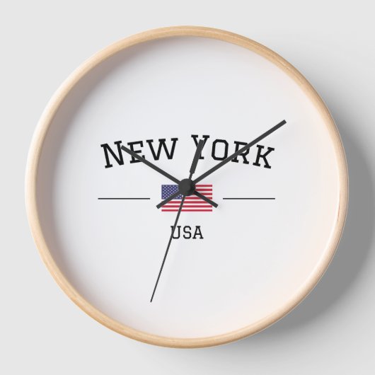 New York 壁時計 (正面)