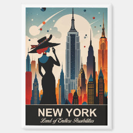 New York:無限の可能性の土地マグネット マグネット