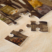 New York- 1891.クリスマスグリーティング ジグソーパズル (側面)