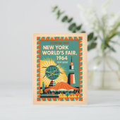 New York 1964 World’s Fair Retro ポストカード (スタンド正面)