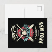 New York Amsterdam Baseball ポストカード (正面/裏面)