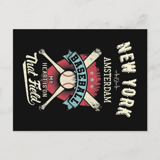 New York Amsterdam Baseball ポストカード (正面)