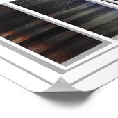 New York At Night White 24ウィンドウオープンウィンドウポスター ポスター (角)