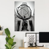 NEW YORK ATLAS ポスター (ホームオフィス)