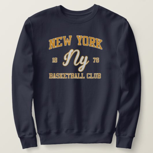 New York basketball athletic スウェットシャツ (デザイン正面)