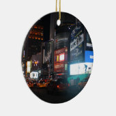 New York Broadway at night セラミックオーナメント (右)