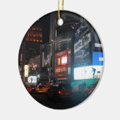 New York Broadway at night セラミックオーナメント (左)