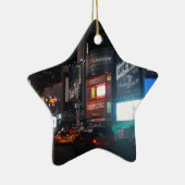 New York Broadway at night セラミックオーナメント (右)