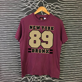 New York Bronx varsity Tシャツ