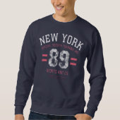New York Brooklyn college athletic sport varsity スウェットシャツ (正面)