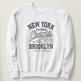 New York Brooklyn state college varsity athletic  スウェットシャツ