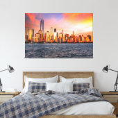 New York Canvas Print キャンバスプリント (インサイチュ (寝室))