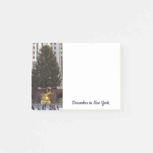 New York Christmas Tree Post-It®ノート ポストイット (正面)