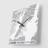 new york city スクエア壁時計 (傾斜)