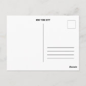 New York City at dusk - Crysler Bulding  ポストカード (裏面)