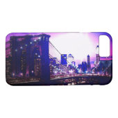New York City at Night iPhone 7ケース Case-Mate iPhoneケース (裏面(横))