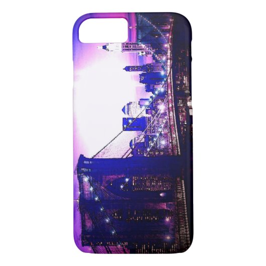 New York City at Night iPhone 7ケース Case-Mate iPhoneケース (裏面)