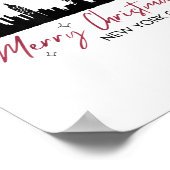 New York City Christmas Trip, Merry Christmas New  ポスター (角)