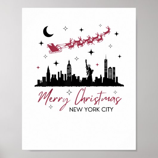 New York City Christmas Trip, Merry Christmas New  ポスター (正面)