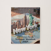 New York City Family Vacation Trip Souvenir ジグソーパズル (縦)
