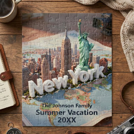 New York City Family Vacation Trip Souvenir ジグソーパズル