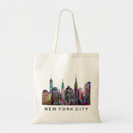 New York City in graffiti トートバッグ