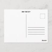 New York City - Manhatten View from Ellis Island ポストカード (裏面)