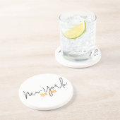 New York City, New York Souvenir コースター (側面)