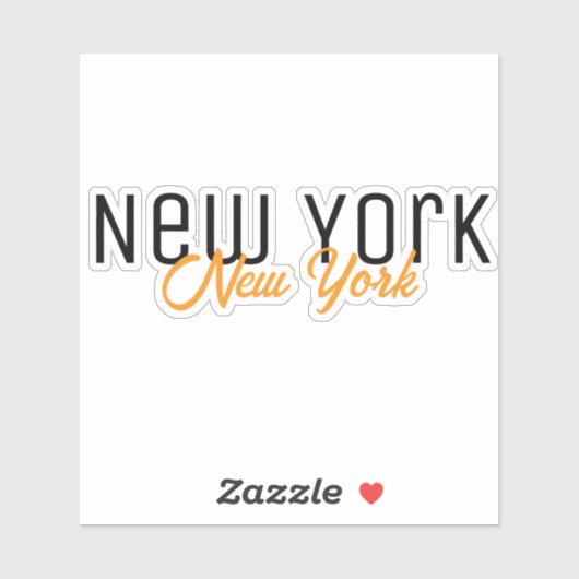 New York City, New York Souvenir シール (シート)