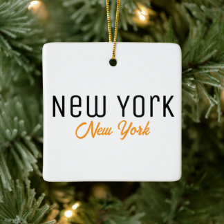 New York City, New York Souvenir セラミックオーナメント