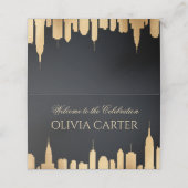 New York City Party  プレイスカード (外部開封)