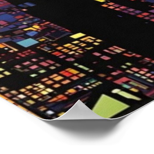 New York City (pop art) ポスター (角)