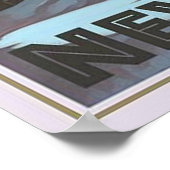 new york city poster, nyc skyline art, manhattan w ポスター (角)