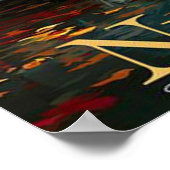 new york city poster, nyc skyline art, manhattan w ポスター (角)