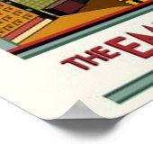 new york city poster, nyc skyline art, manhattan w ポスター (角)