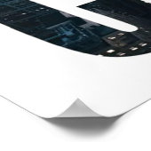 new york city poster, nyc skyline art, manhattan w ポスター (角)
