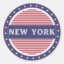 New York City Pride Emblem – American Identity ラウンドシール