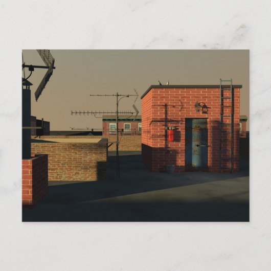 New York City roof ポストカード (正面)