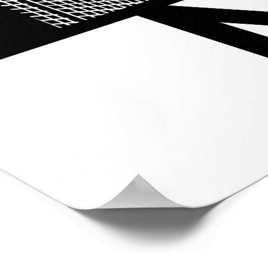 New York city silhouette ポスター (角)