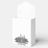 New York City Skyline Line Art Illustration フェイバーボックス (オープン)