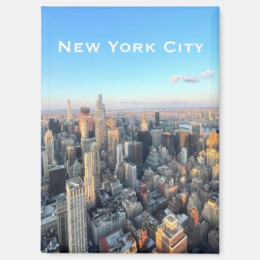 New York City Skyline View Magnet  マグネット (正面)